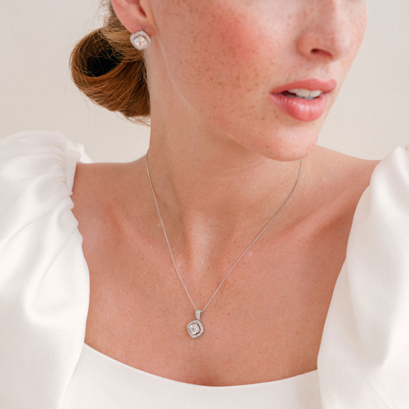 Richmond necklace and earrings bridal jewellery set - Liberty in Love