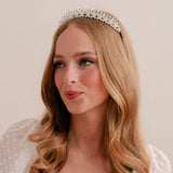 Romanov crystal fringe bridal tiara - Liberty in Love