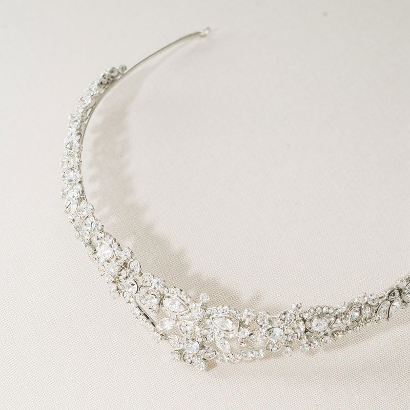 Rowena crystal bridal tiara - Liberty in Love