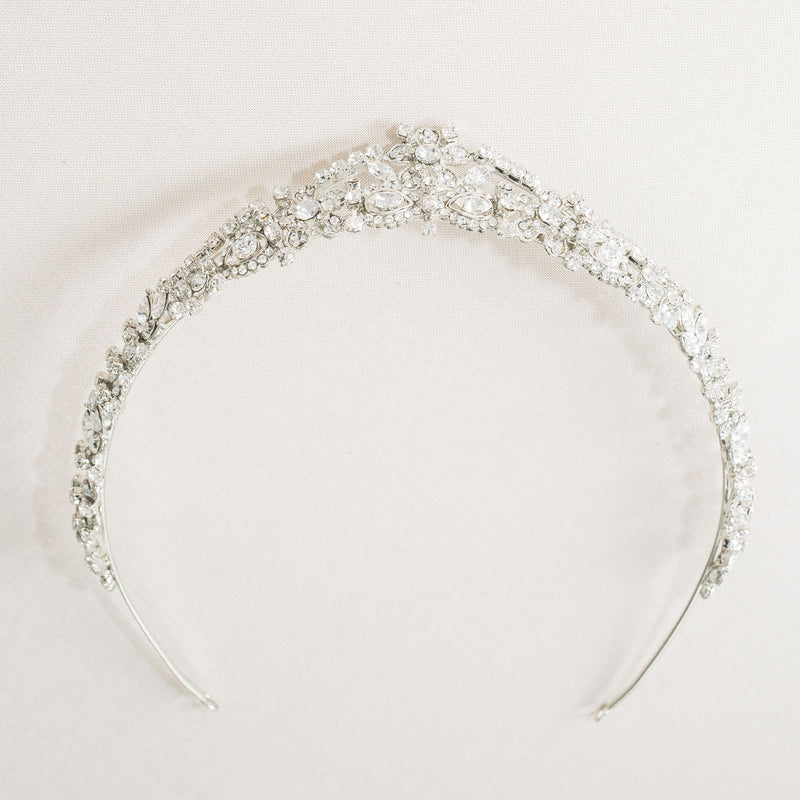 Rowena crystal bridal tiara - Liberty in Love