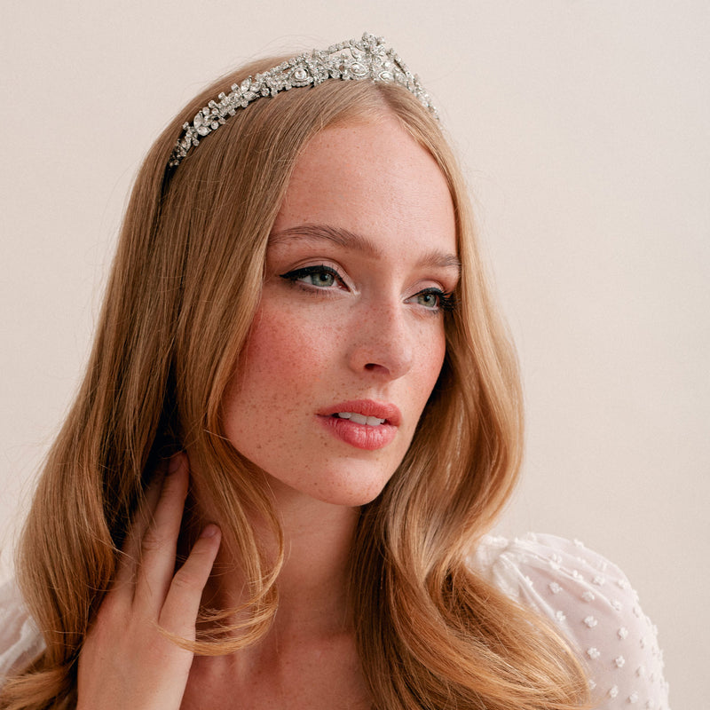 Rowena crystal bridal tiara | Ivory & Co – Liberty in Love