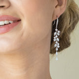 Sandringham statement crystal cluster drop earrings - Liberty in Love