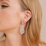 Sawyer crystal teardrop earrings - Liberty in Love