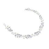 Bohemia crystal and pearl hair vine (silver) - Liberty in Love