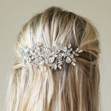 Crystal encrusted comb (silver) - Liberty in Love
