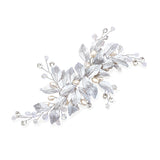Fairydust crystal and pearl enamelled leafy clip (silver) - Liberty in Love