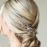 Glimmer crystal spray clip (silver) - Liberty in Love
