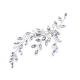 Pearl glimmer crystal spray clip (silver) - Liberty in Love
