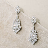 Skylar crystal drop earrings - Liberty in Love