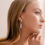 Skylar crystal drop earrings - Liberty in Love