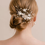 Stellar porcelain floral comb - Liberty in Love