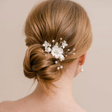 Stellar porcelain floral mini comb - Liberty in Love