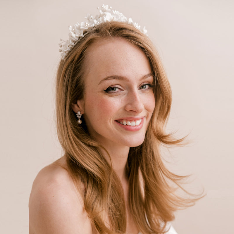 Stellar porcelain floral crown - Liberty in Love