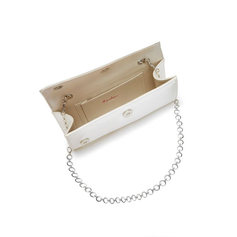 Tess satin pleated wedding clutch bag - Liberty in Love