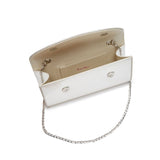 Viki satin and silver shimmer bridal handbag - Liberty in Love