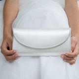Viki satin and silver shimmer bridal handbag - Liberty in Love