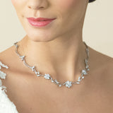 Waterlily three-piece bridal jewellery set - Liberty in Love