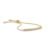 Winchcombe crystal bar toggle bracelet (gold) - Liberty in Love