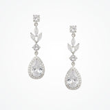 Wrenley crystal floral drop earrings - Liberty in Love