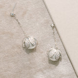 Acacia chained large pearl drop earrings - Liberty in Love