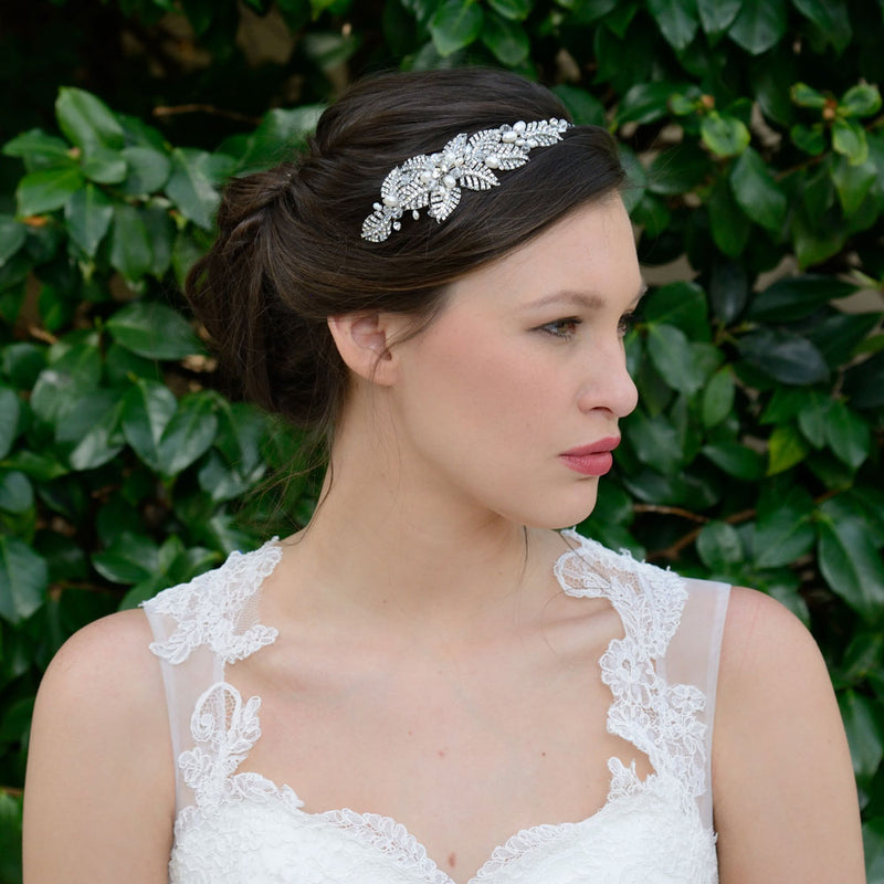 Acacia crystal floral headpiece - Liberty in Love