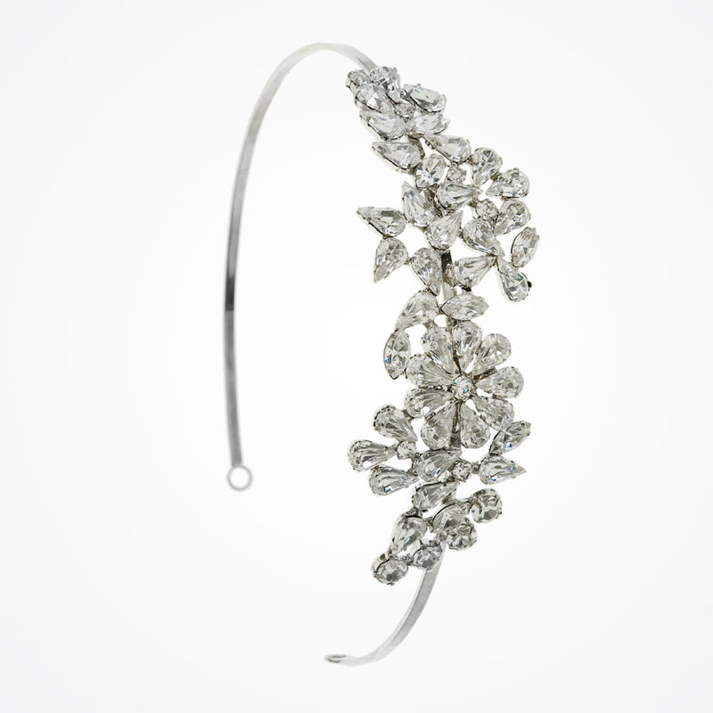 Mackenzie crystal blossoms headpiece - Liberty in Love