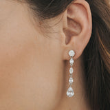 Alba CZ drop earrings - Liberty in Love
