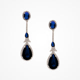 Alexandra earrings (blue crystal) - Liberty in Love