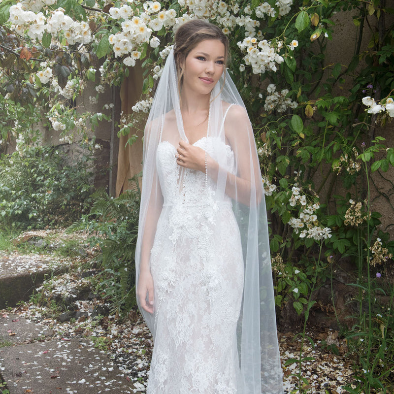 Alice springs floral lace edge veil - Liberty in Love