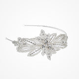 Alicia floral crystal embellished beaded headpiece - Liberty in Love