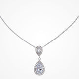 Alma CZ pendant necklace  (silver) - Liberty in Love