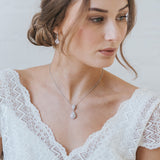 Alma CZ pendant necklace  (silver) - Liberty in Love