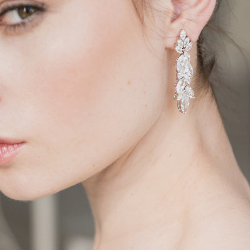 Allure crystal drop earrings - Liberty in Love
