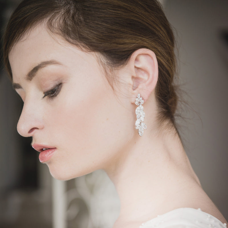 Allure crystal drop earrings - Liberty in Love