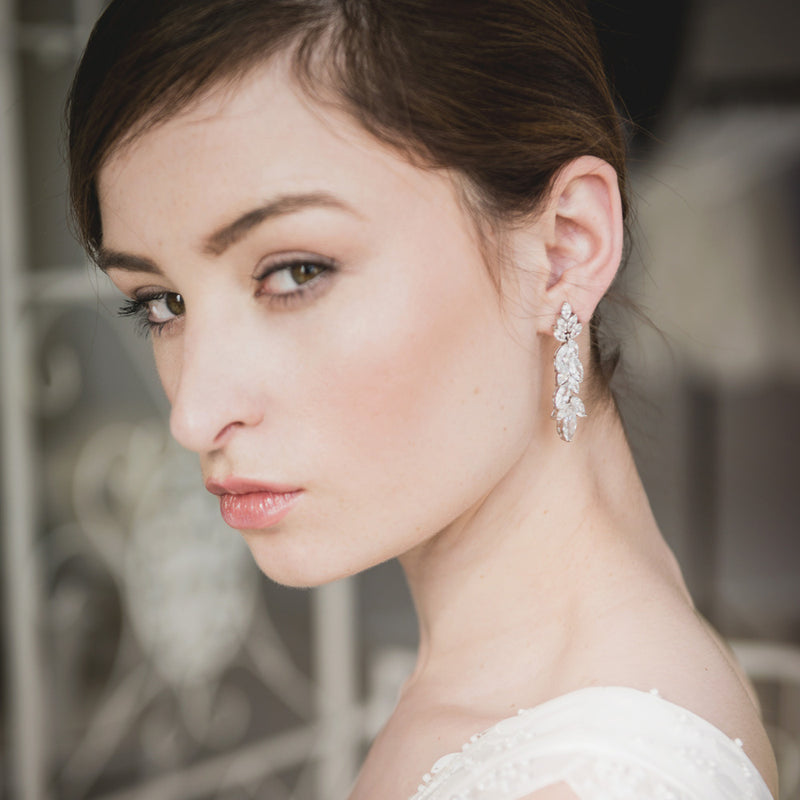 Allure crystal drop earrings - Liberty in Love