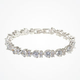 Amalfi crystal hearts floral bracelet - Liberty in Love
