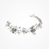 Amy blossom and pearl sprig floral hair vine - Liberty in Love