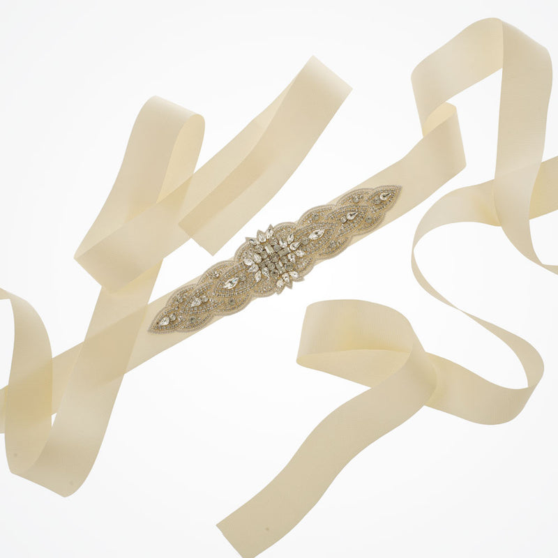 Deluxe Amy crystal bridal belt - Liberty in Love