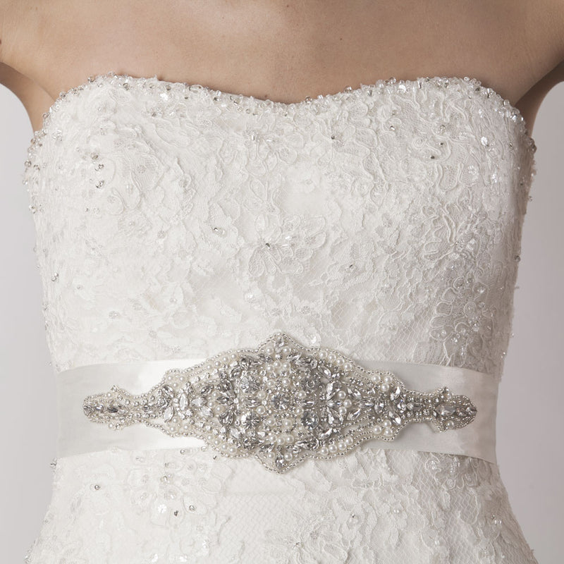 Amy bridal sash - Liberty in Love