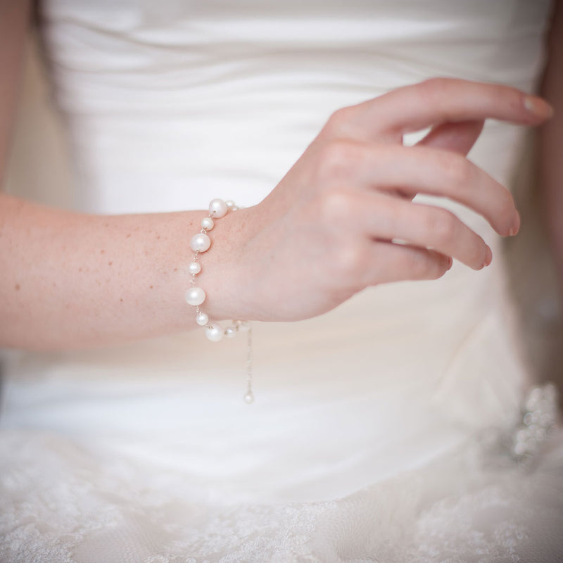 Simplicity pearl bracelet (silver) - Liberty in Love