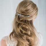Anna silvered crystal headpiece - Liberty in Love