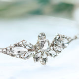 Anna silvered crystal headpiece - Liberty in Love