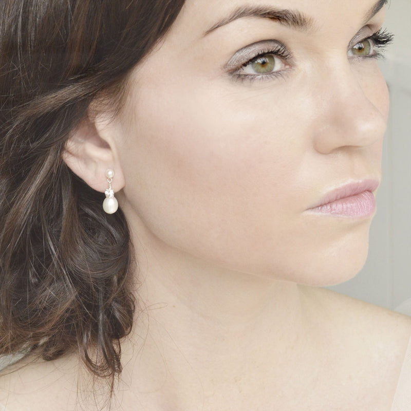 Anna II pearl drop earrings - Liberty in Love