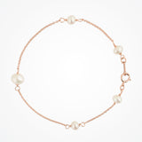 Annabel rose gold pearl bracelet - Liberty in Love
