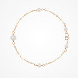 Annabel pearl bracelet (gold) - Liberty in Love