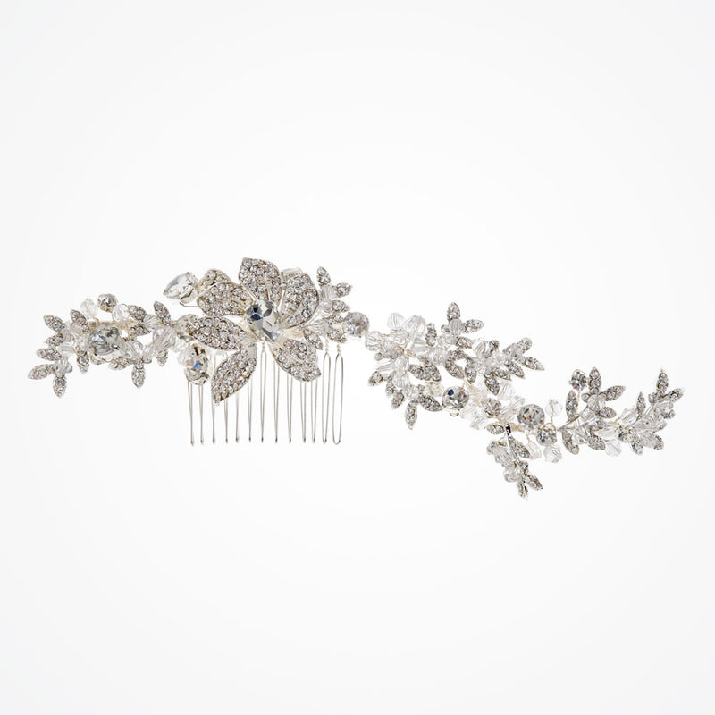 Anastasia crystal blossoms headpiece - Liberty in Love