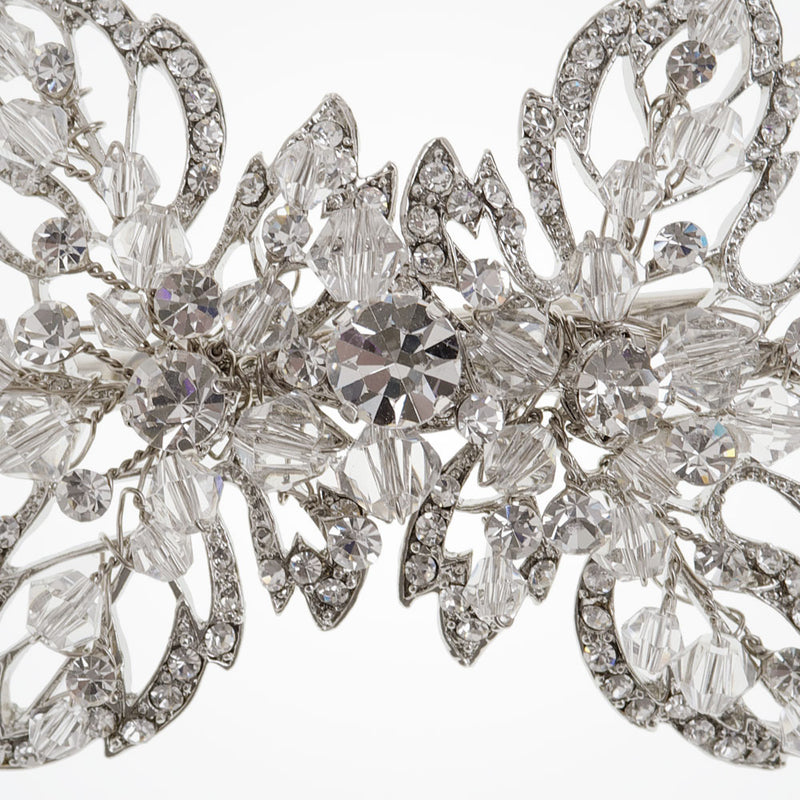 Annie crystal embellished leaves clip - Liberty in Love
