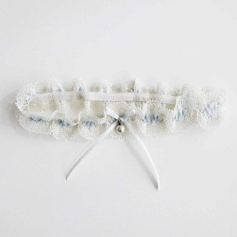 Florence pearl drop lace garter - Liberty in Love