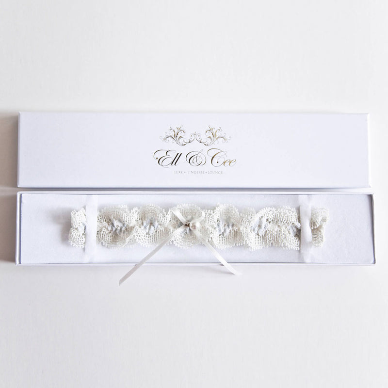 Florence pearl drop lace garter - Liberty in Love