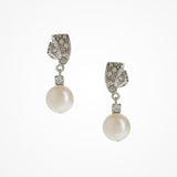 Trinity antique style crystal and pearl earrings - Liberty in Love